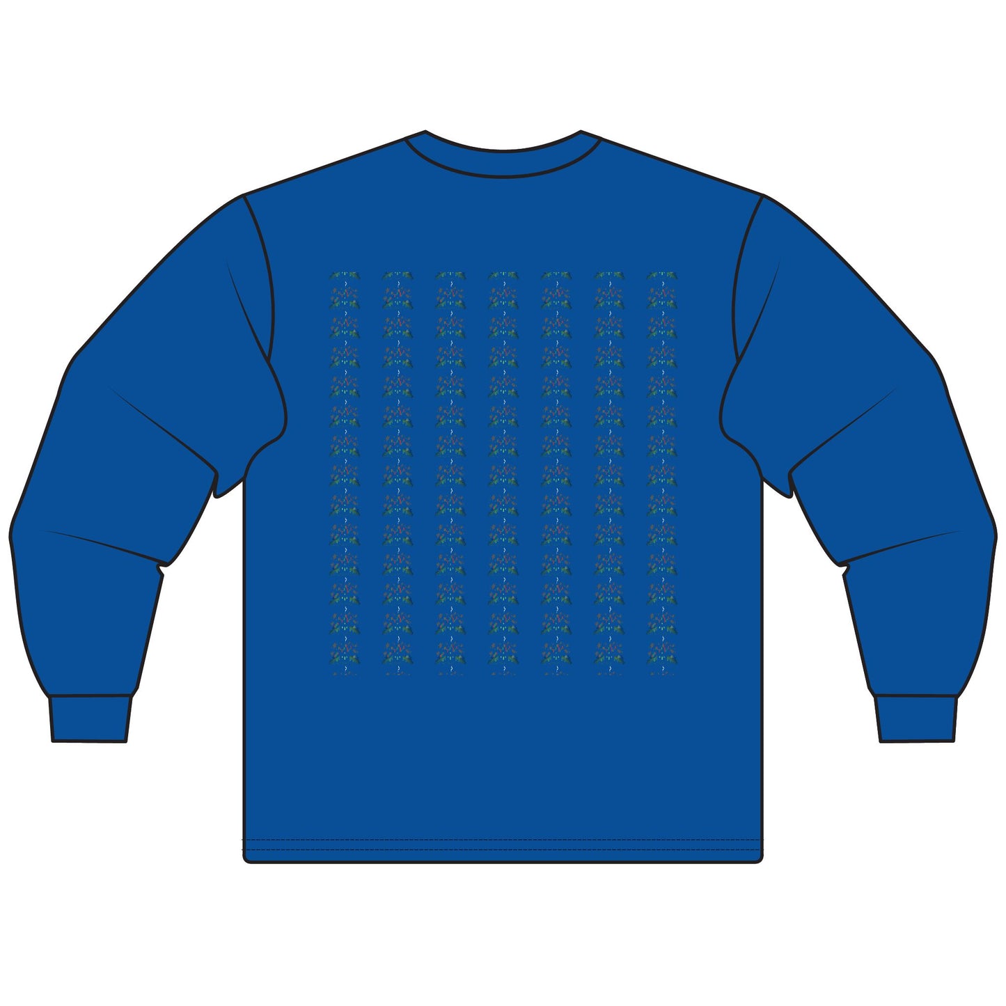 Haunted Chart – Ghosts of the Market  Stylish Unisex Long Sleeve T-Shirt, Cozy Everyday Wear, Perfect for Gifts, Casual Outings, Art Lovers' Essential - Candleholm