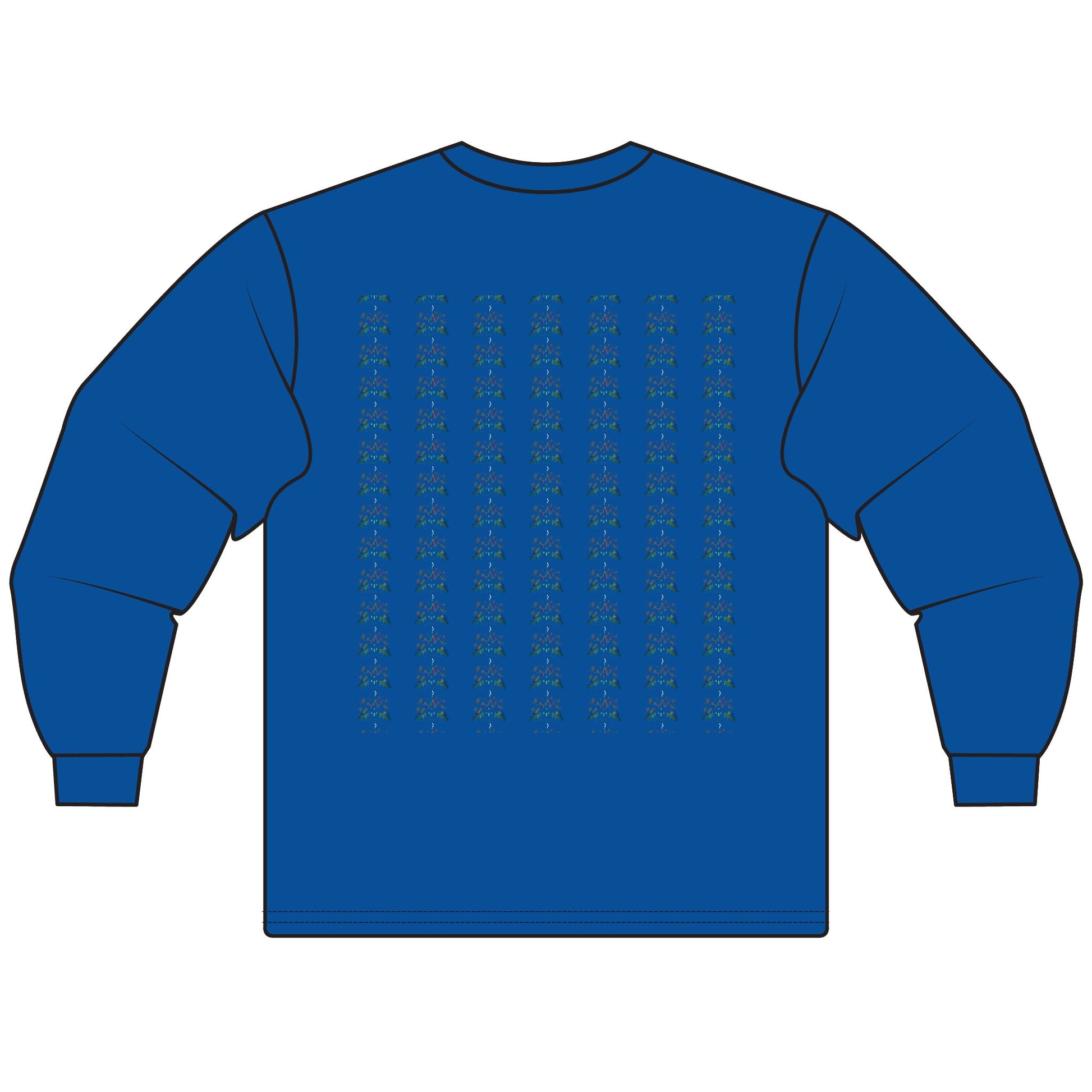 Haunted Chart – Ghosts of the Market  Stylish Unisex Long Sleeve T-Shirt, Cozy Everyday Wear, Perfect for Gifts, Casual Outings, Art Lovers' Essential - Candleholm