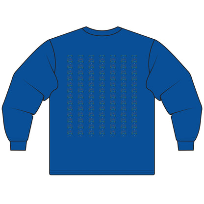 Haunted Chart – Ghosts of the Market  Stylish Unisex Long Sleeve T-Shirt, Cozy Everyday Wear, Perfect for Gifts, Casual Outings, Art Lovers' Essential - Candleholm
