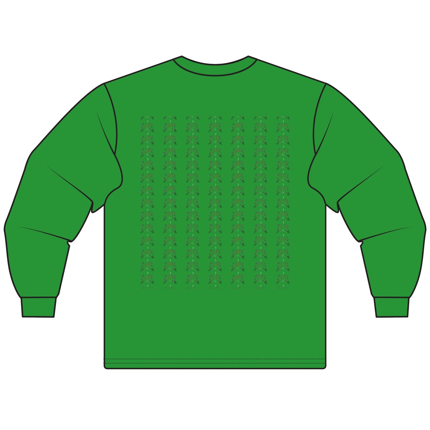 Haunted Chart – Ghosts of the Market  Stylish Unisex Long Sleeve T-Shirt, Cozy Everyday Wear, Perfect for Gifts, Casual Outings, Art Lovers' Essential - Candleholm