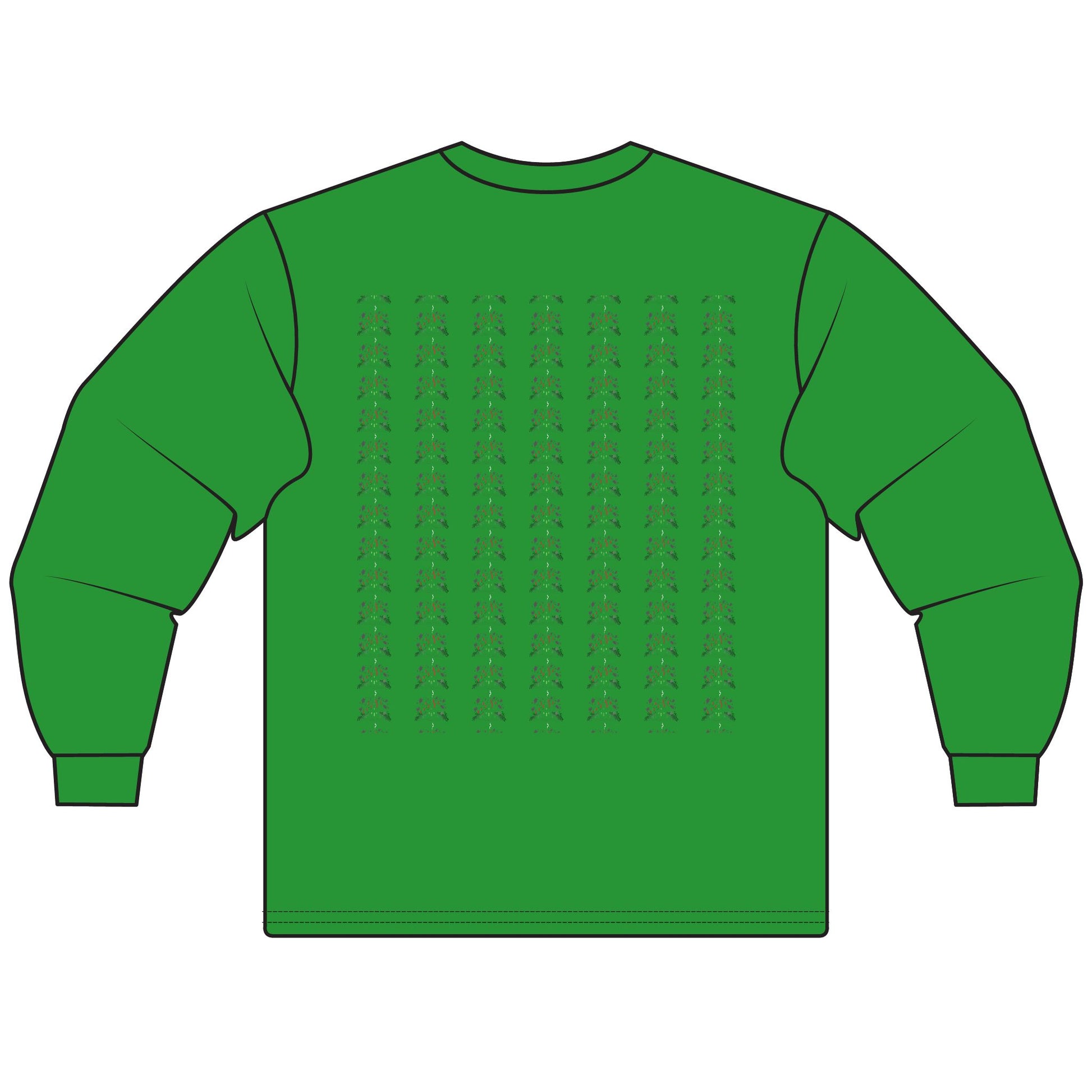 Haunted Chart – Ghosts of the Market  Stylish Unisex Long Sleeve T-Shirt, Cozy Everyday Wear, Perfect for Gifts, Casual Outings, Art Lovers' Essential - Candleholm