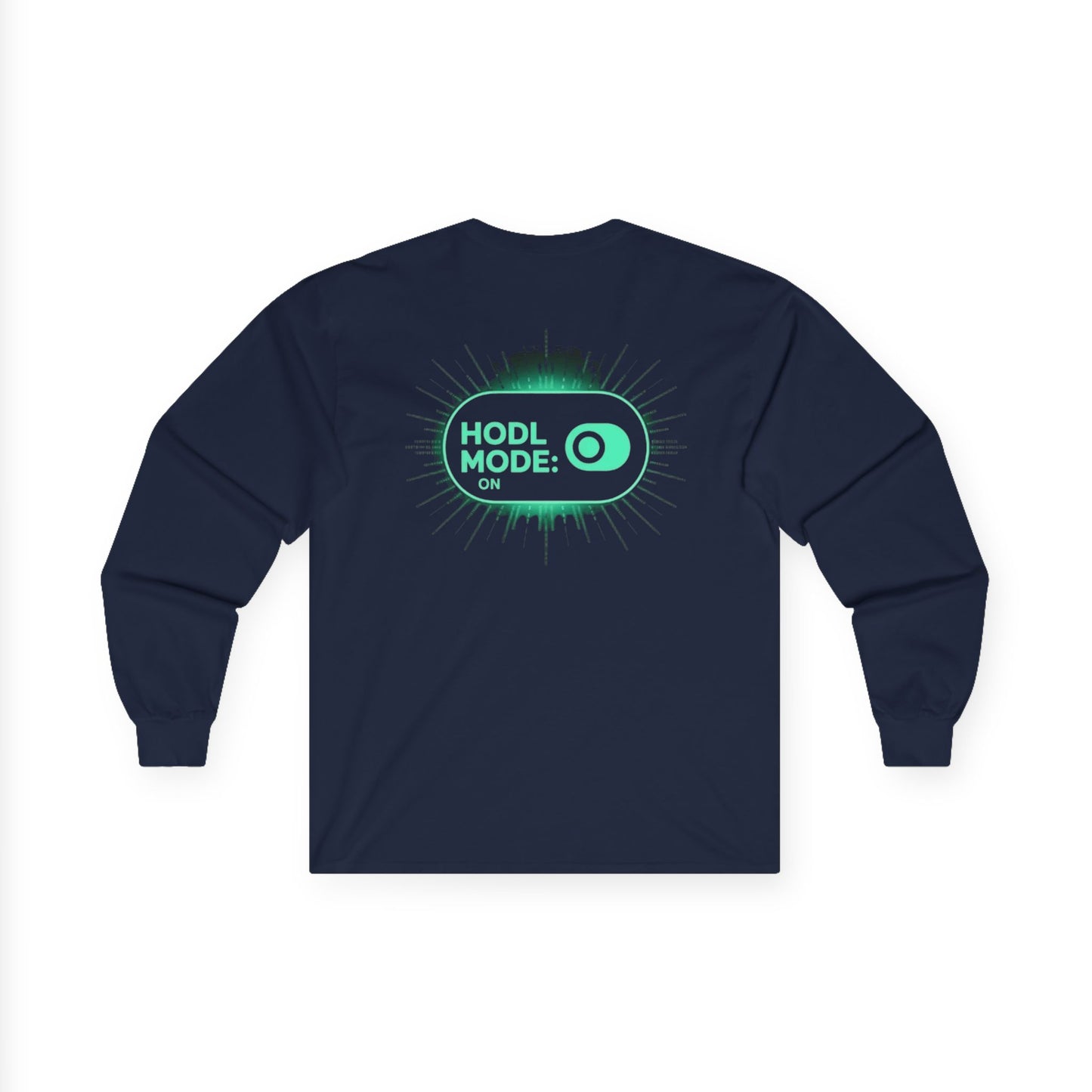 HODL Mode Long Sleeve Tee, Crypto Gift, Unisex T-Shirt, Investment Apparel, Funny Meme Shirt, Casual Wear, Layering Top - Candleholm