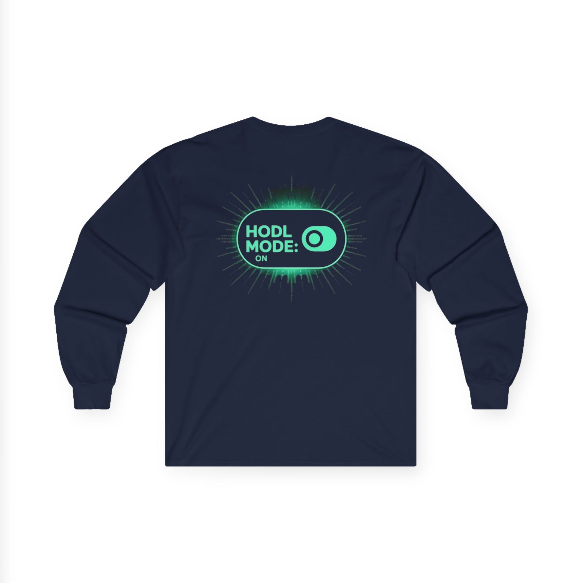HODL Mode Long Sleeve Tee, Crypto Gift, Unisex T-Shirt, Investment Apparel, Funny Meme Shirt, Casual Wear, Layering Top - Candleholm