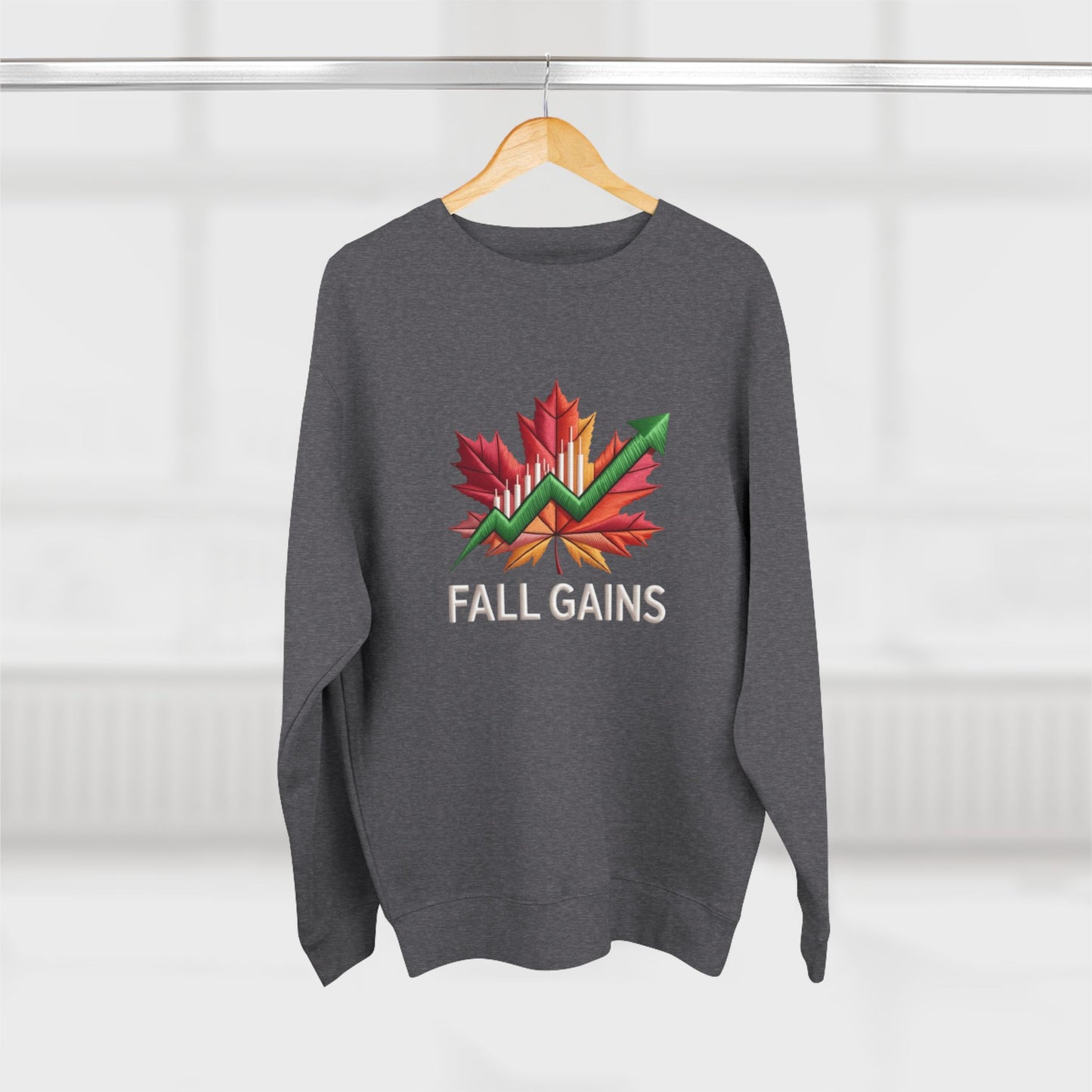 Execution Season Unisex Crewneck Sweatshirt - Q4 Trading Chart Design