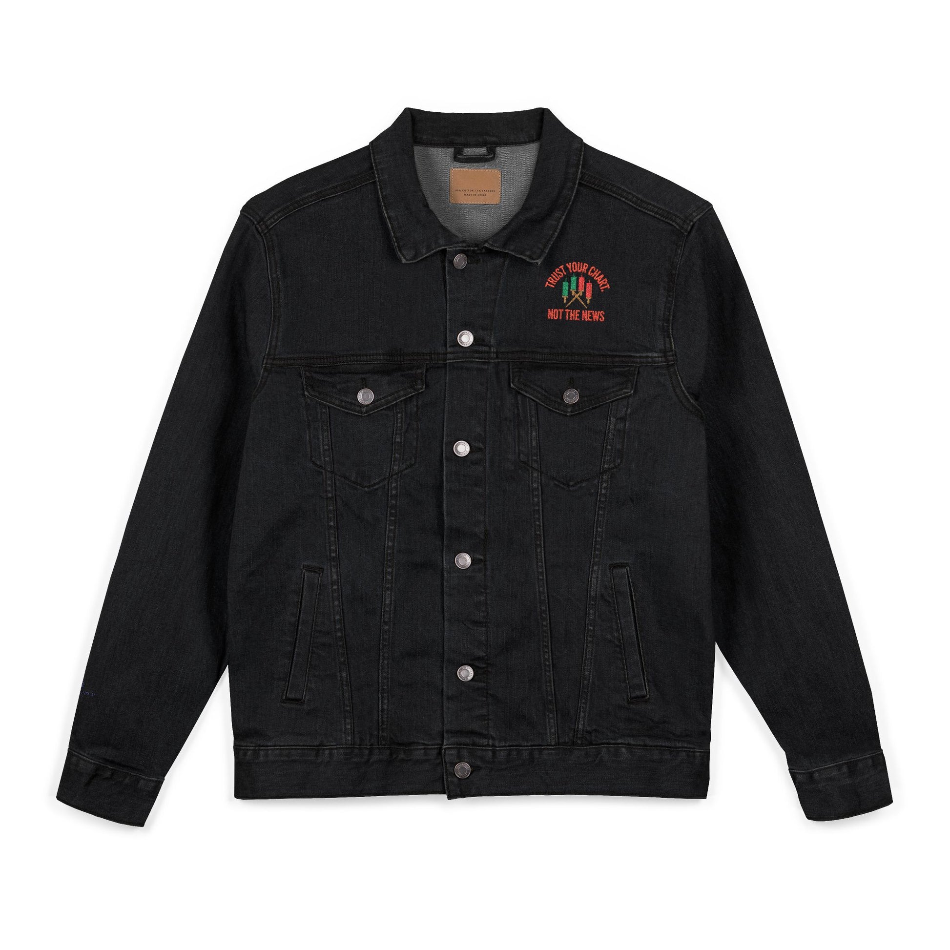Trader’s life Embroidered Denim Jacket - Candleholm