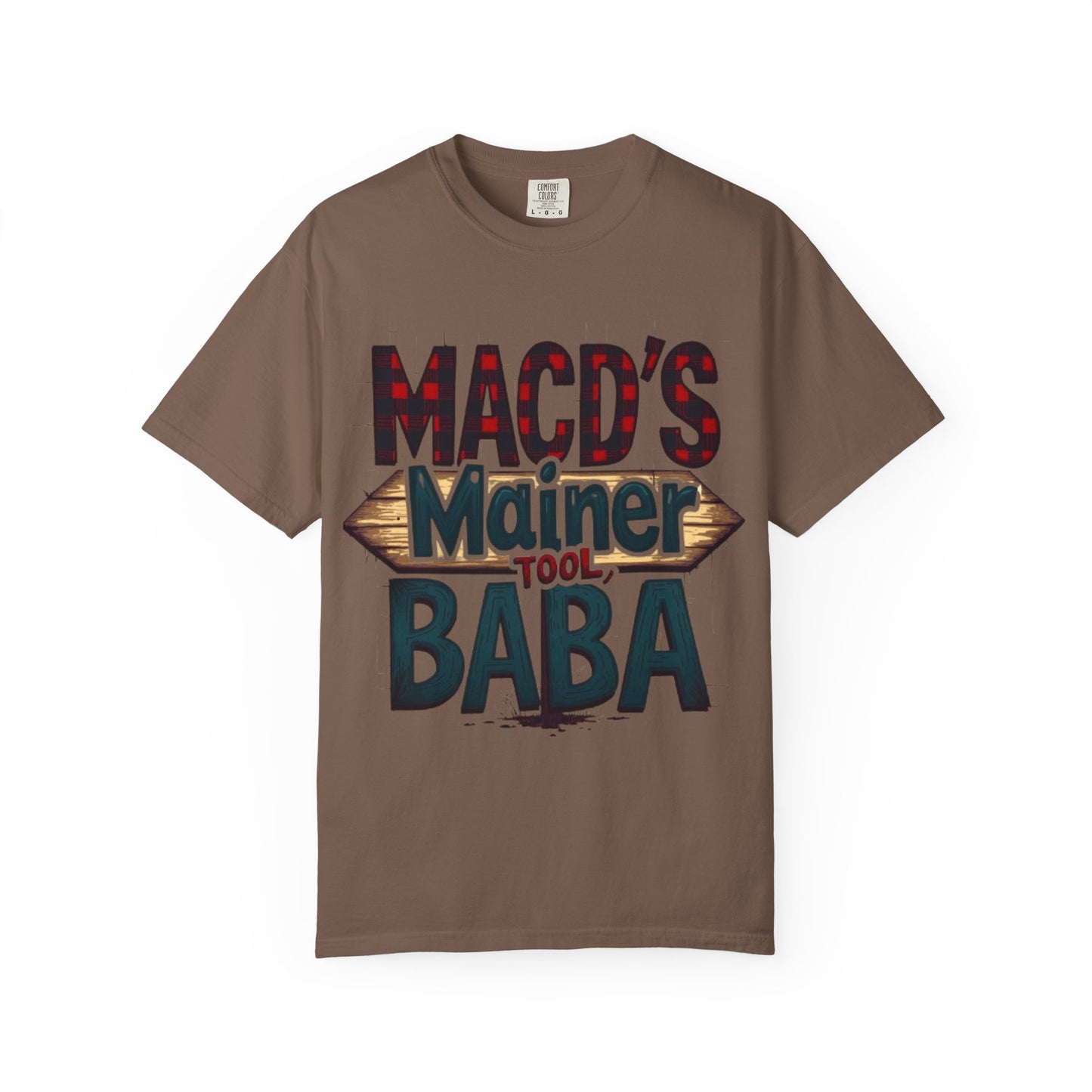 MACD’s a Mainer Tool, Baba – Funny Trader T-Shirt with Maine Accent - Candleholm