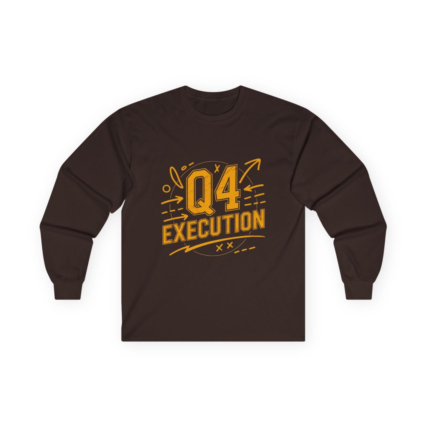 The Autumn Execution Playbook – Q4 Trading Unisex Long Sleeve Tee, Motivational Gift, Business Casual Top, Team Spirit Shirt, Office Holiday Apparel - Candleholm