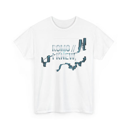 ROMO // I Knew. Minimalist Statement Tee - Candleholm