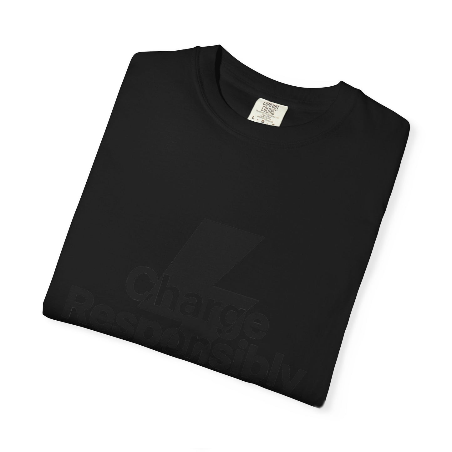 Charge Responsibly T-Shirt | Eco-Friendly Fashion, Electric Vibes - Candleholm