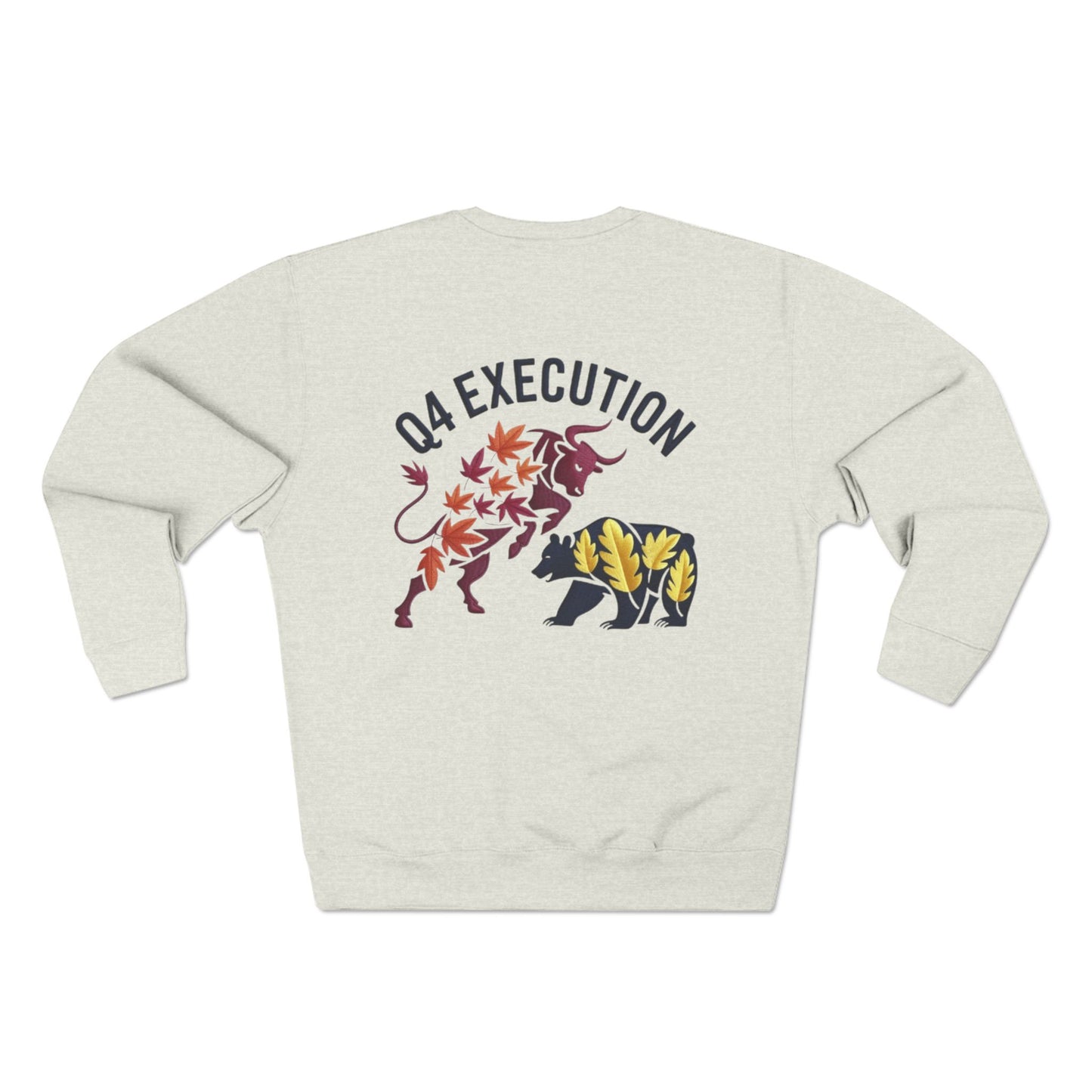 Execution Season Unisex Crewneck Sweatshirt - Q4 Trading Chart Design