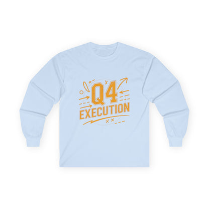 The Autumn Execution Playbook – Q4 Trading Unisex Long Sleeve Tee, Motivational Gift, Business Casual Top, Team Spirit Shirt, Office Holiday Apparel - Candleholm