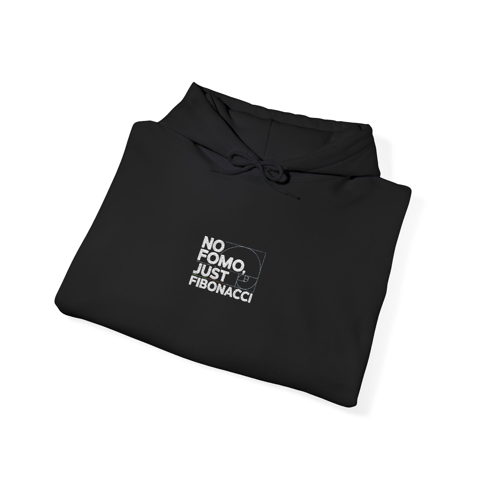 No FOMO, Just Fibonacci – Funny Trading Unisex Heavy Blend™ Hooded Sweatshirt - Candleholm