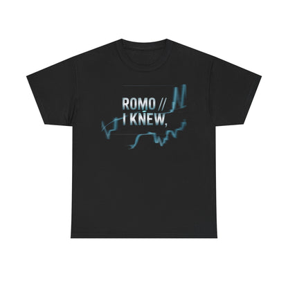 ROMO // I Knew. Minimalist Statement Tee - Candleholm