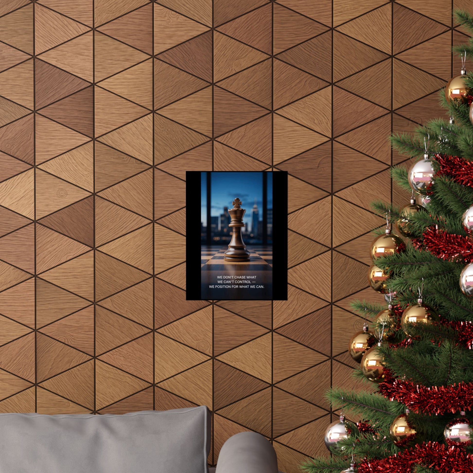 Vertical Poster - Matte Inspirational Artwork for Chess Enthusiasts and Strategists - Candleholm