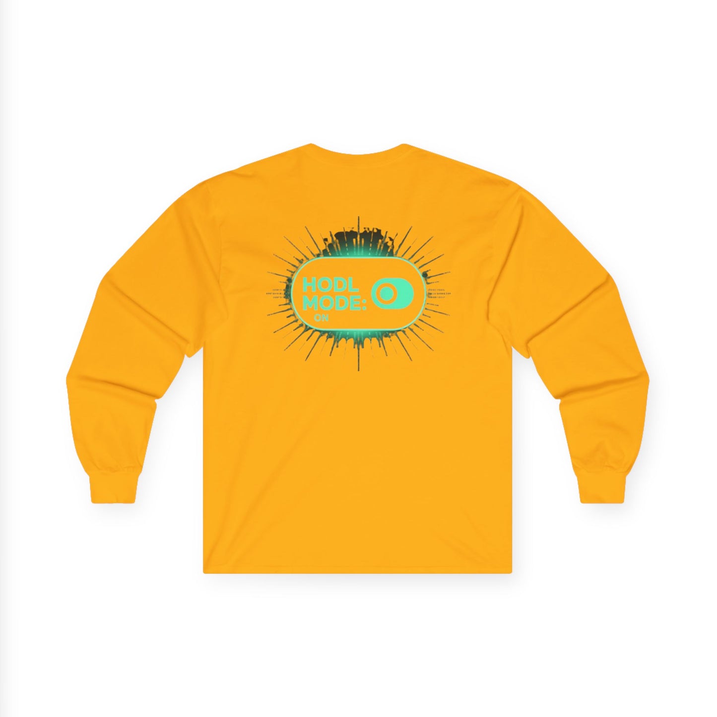 HODL Mode Long Sleeve Tee, Crypto Gift, Unisex T-Shirt, Investment Apparel, Funny Meme Shirt, Casual Wear, Layering Top - Candleholm