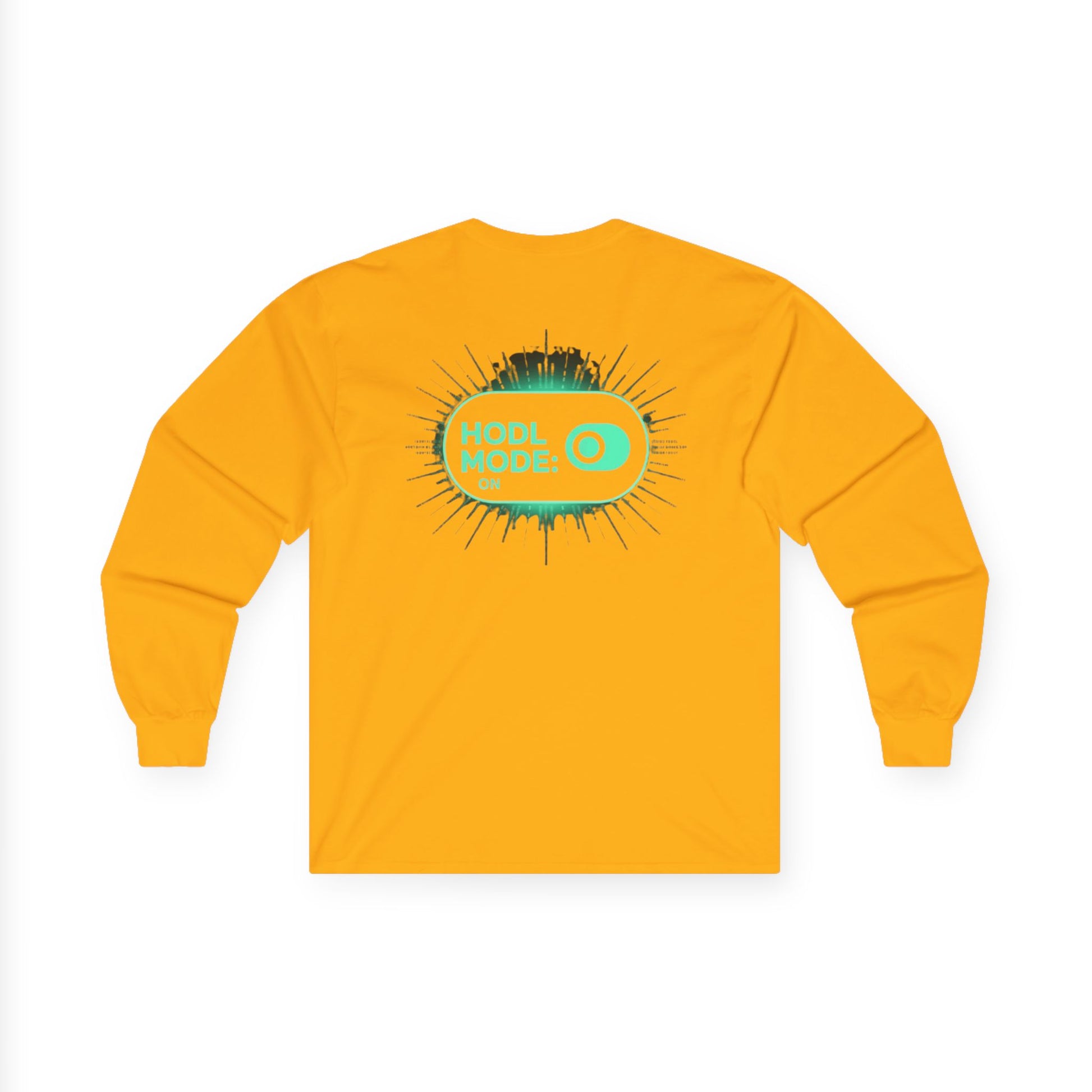 HODL Mode Long Sleeve Tee, Crypto Gift, Unisex T-Shirt, Investment Apparel, Funny Meme Shirt, Casual Wear, Layering Top - Candleholm