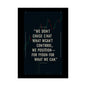 We Don’t Chase What We Can’t Control Art Poster, Motivational Quote Print, Modern Home Decor, Office Inspiration, Thoughtful Gift Idea - Candleholm