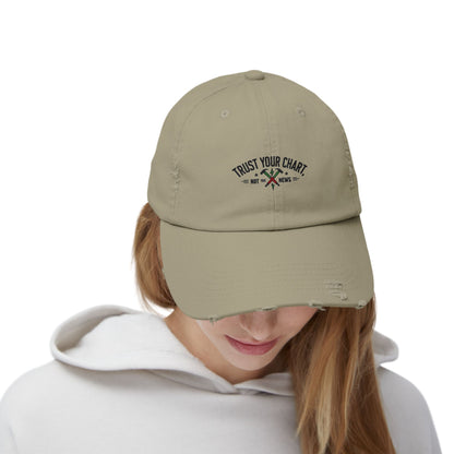 Trust Your Chart, Not the News” – Embroidered Minimalist Trading Dad Hat - Candleholm