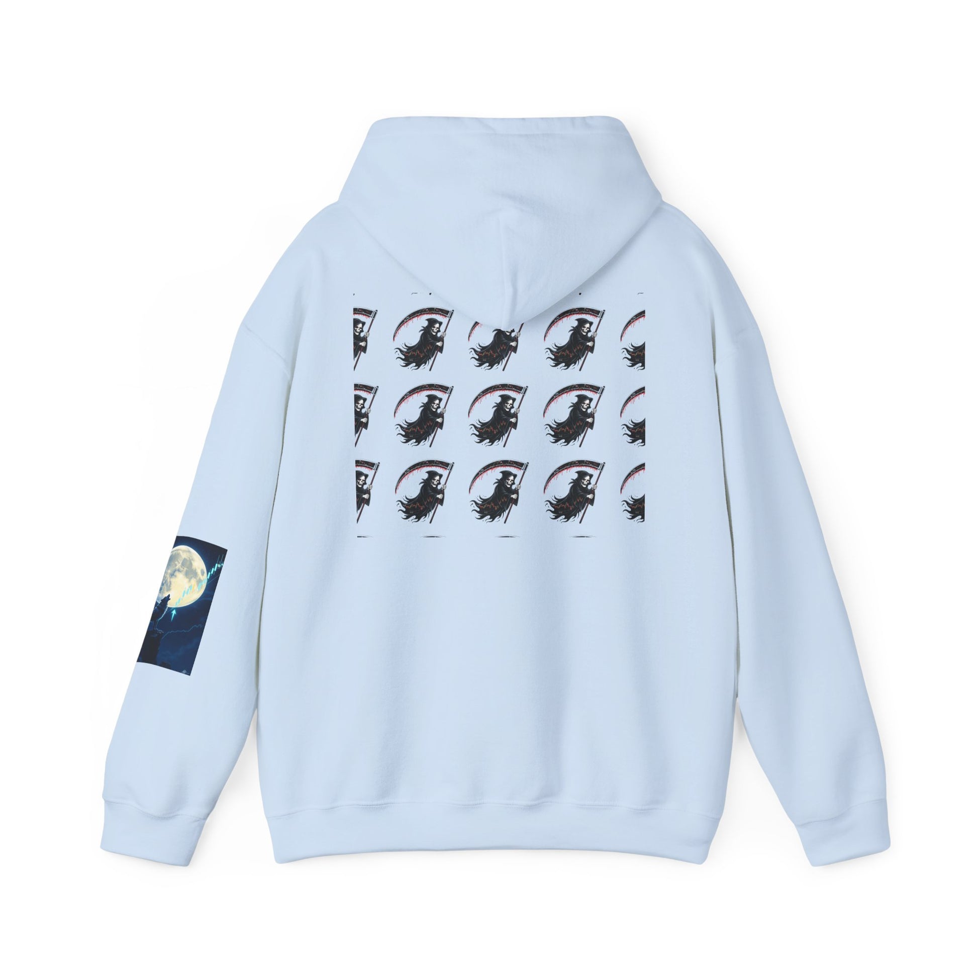 Pumpkin Pump – Bullish Halloween Rally Hoodie  Cozy Unisex Sweatshirt for Fall, Pumpkin and Moon Design, Perfect for Autumn Celebrations, Comfortable Gift [...] - Candleholm