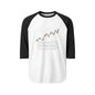 Trading Floor Stock Market Bull and Bear Three-Quarter Sleeve Raglan Shirt - Candleholm