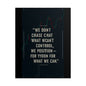 We Don’t Chase What We Can’t Control Art Poster, Motivational Quote Print, Modern Home Decor, Office Inspiration, Thoughtful Gift Idea - Candleholm
