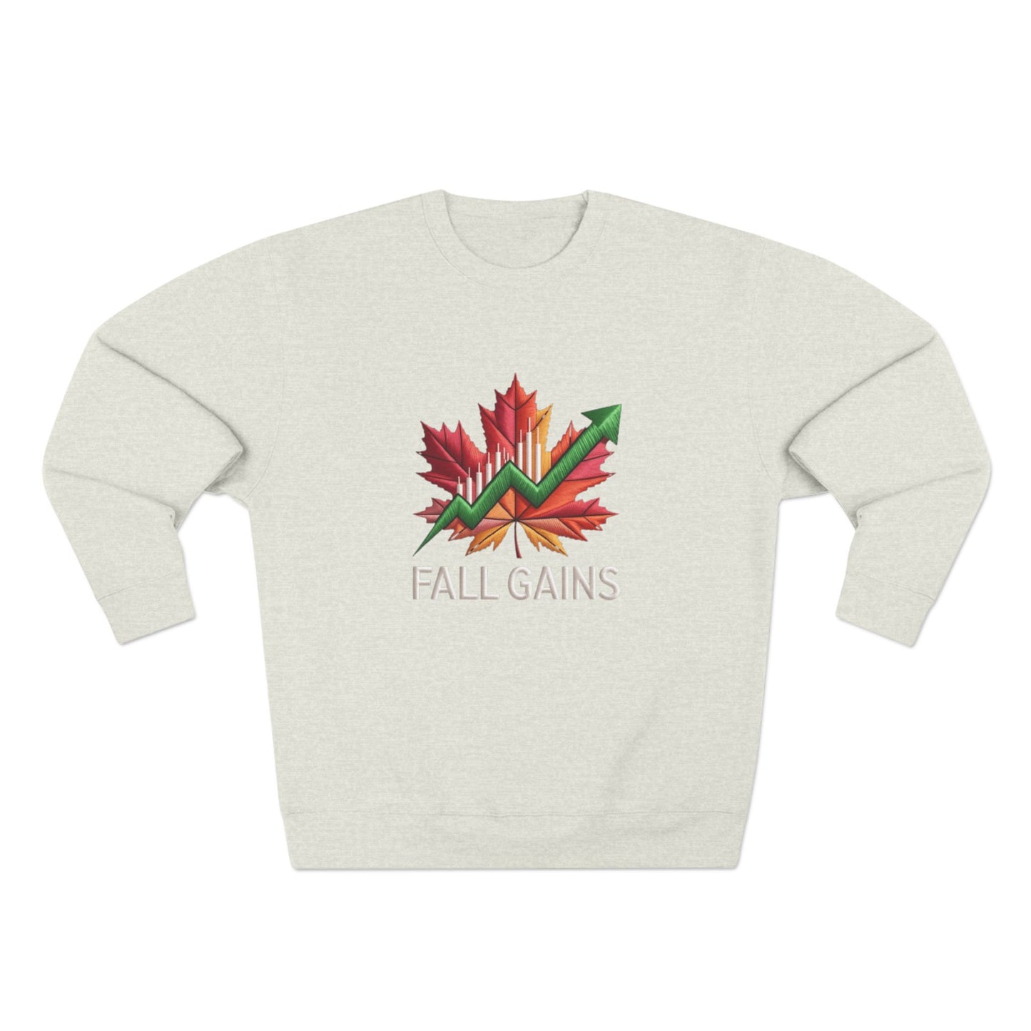 Execution Season Unisex Crewneck Sweatshirt - Q4 Trading Chart Design
