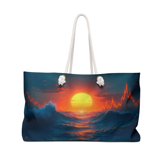 Weekend Margin Call – All-Over Print Carry Bag for Side Traders | Travel Tote, Beach Bag, Gym Bag, Stylish Luggage, Vacation Essentials - Candleholm