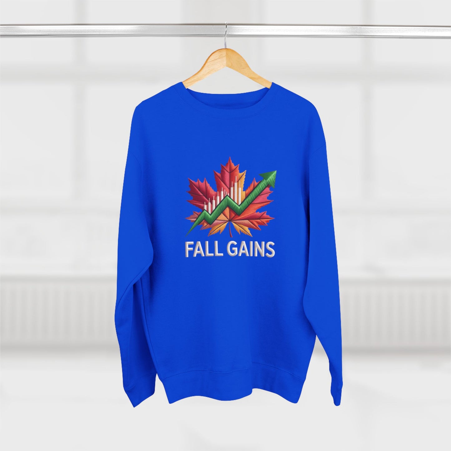 Execution Season Unisex Crewneck Sweatshirt - Q4 Trading Chart Design