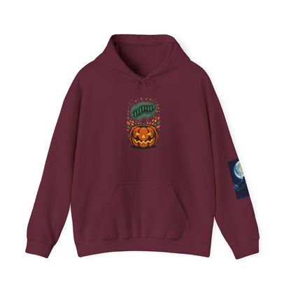 Pumpkin Pump – Bullish Halloween Rally Hoodie  Cozy Unisex Sweatshirt for Fall, Pumpkin and Moon Design, Perfect for Autumn Celebrations, Comfortable Gift [...] - Candleholm