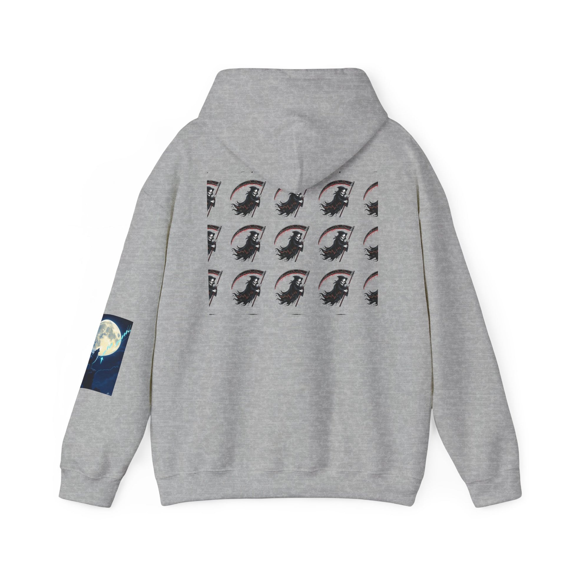 Pumpkin Pump – Bullish Halloween Rally Hoodie  Cozy Unisex Sweatshirt for Fall, Pumpkin and Moon Design, Perfect for Autumn Celebrations, Comfortable Gift [...] - Candleholm