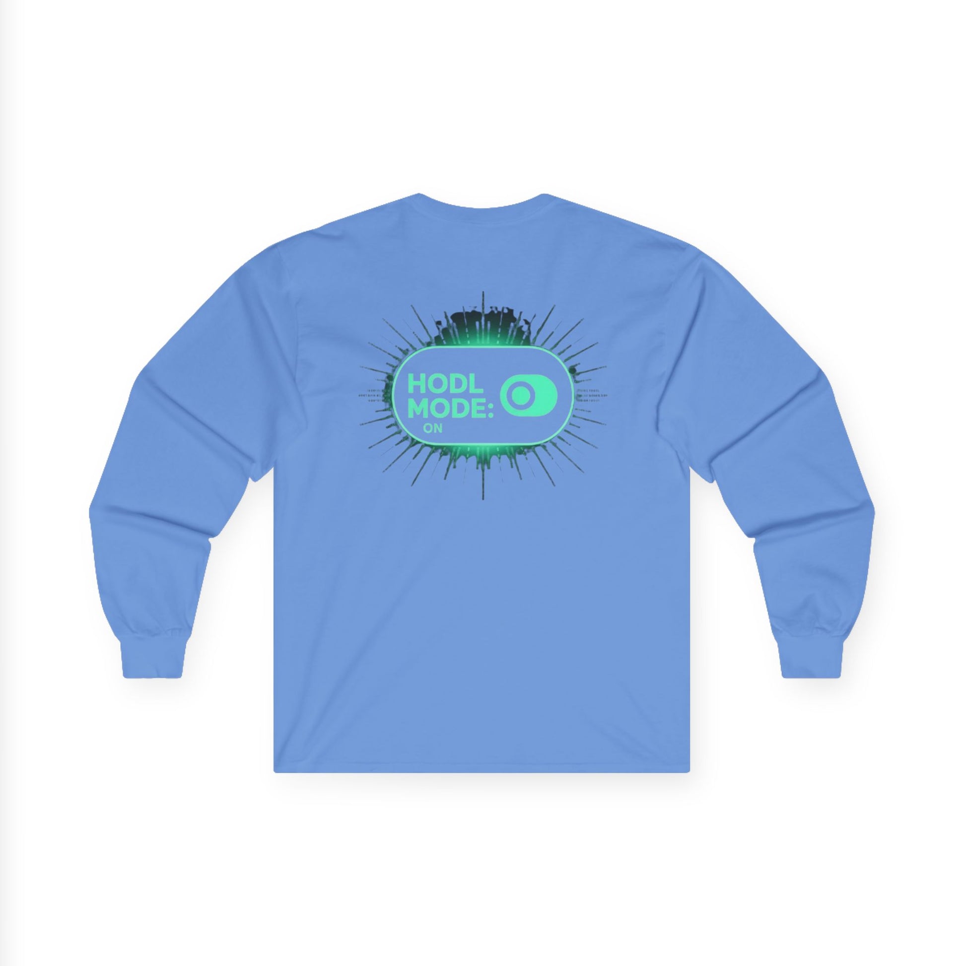 HODL Mode Long Sleeve Tee, Crypto Gift, Unisex T-Shirt, Investment Apparel, Funny Meme Shirt, Casual Wear, Layering Top - Candleholm