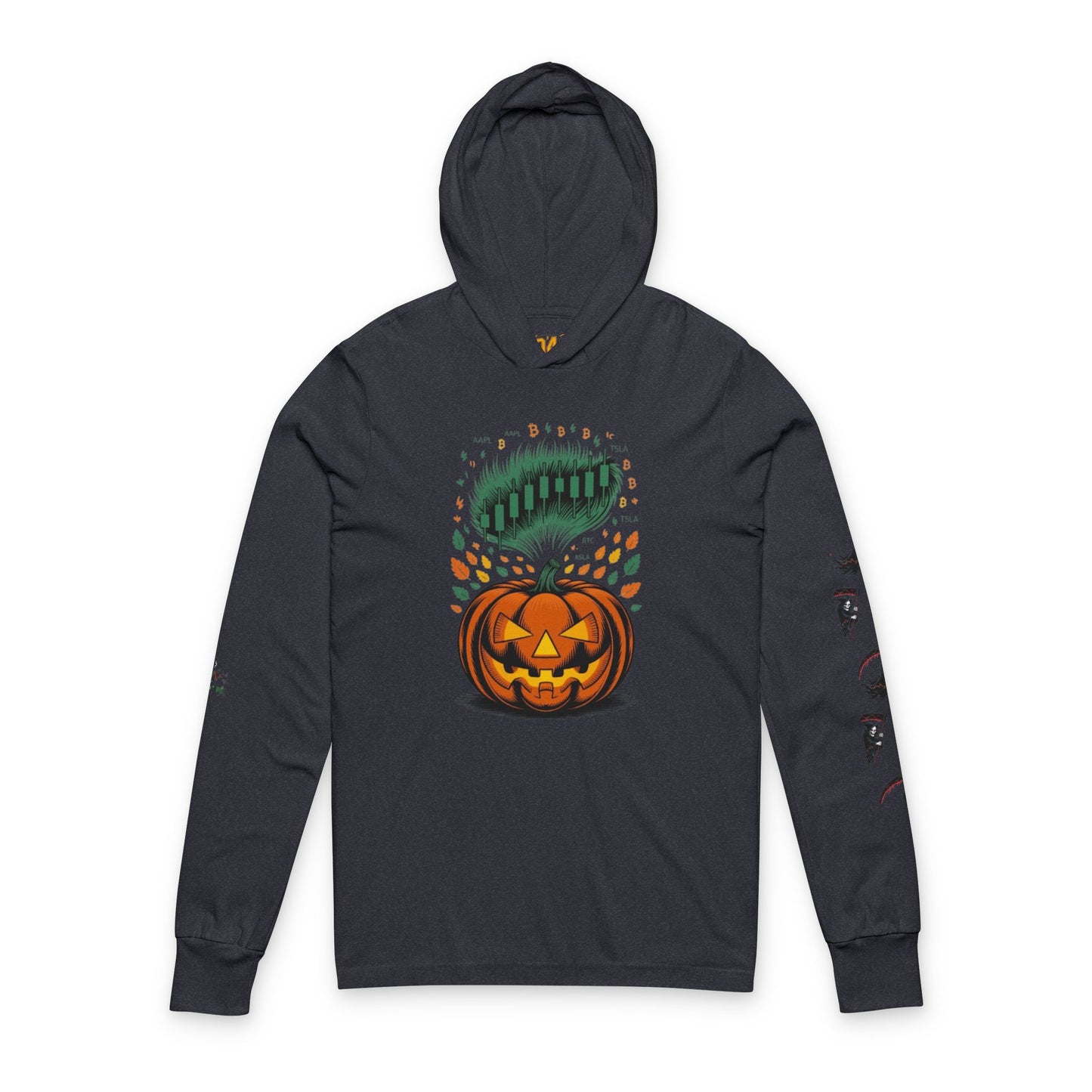 Trader's Halloween long Sleeve hoodie - Candleholm