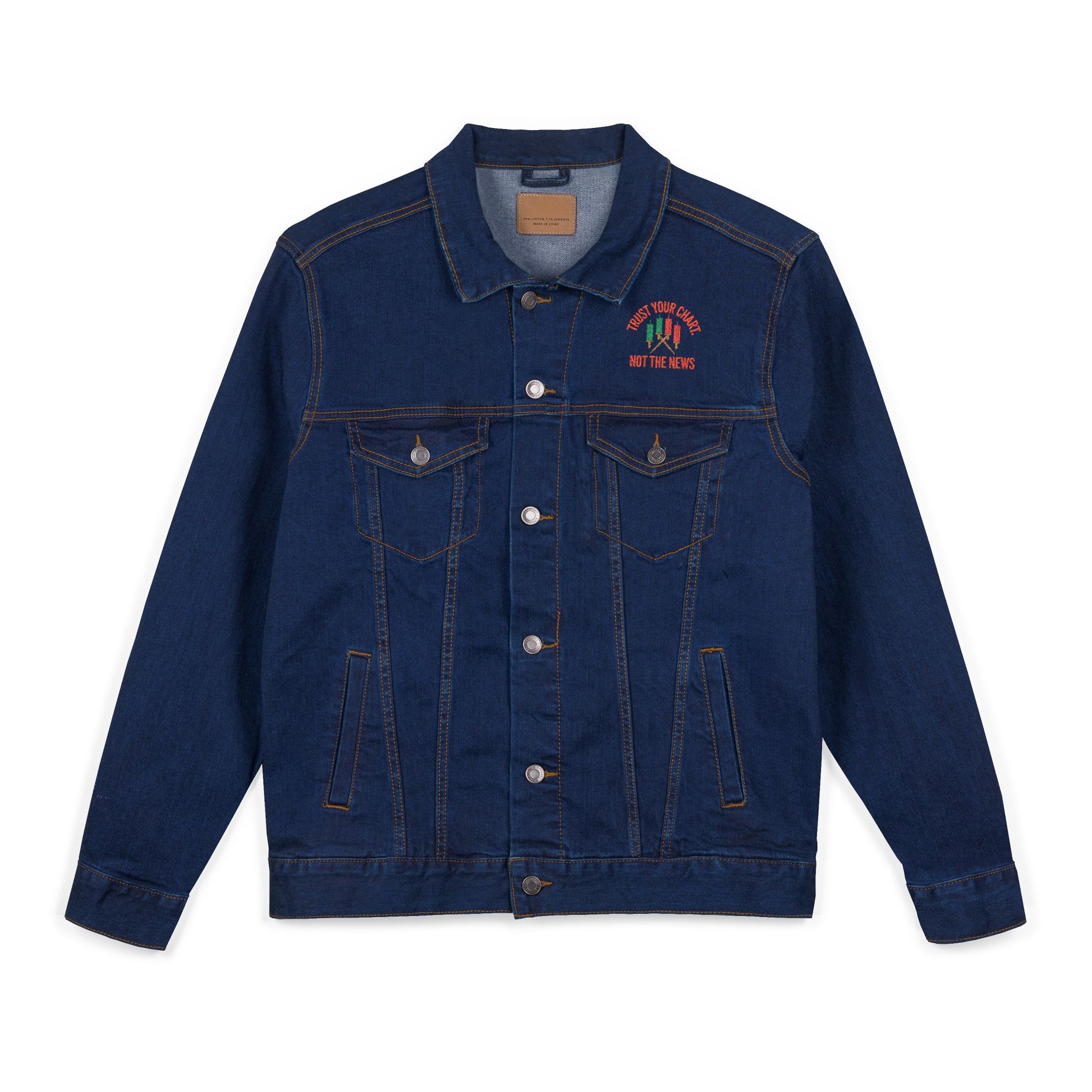 Trader’s life Embroidered Denim Jacket - Candleholm