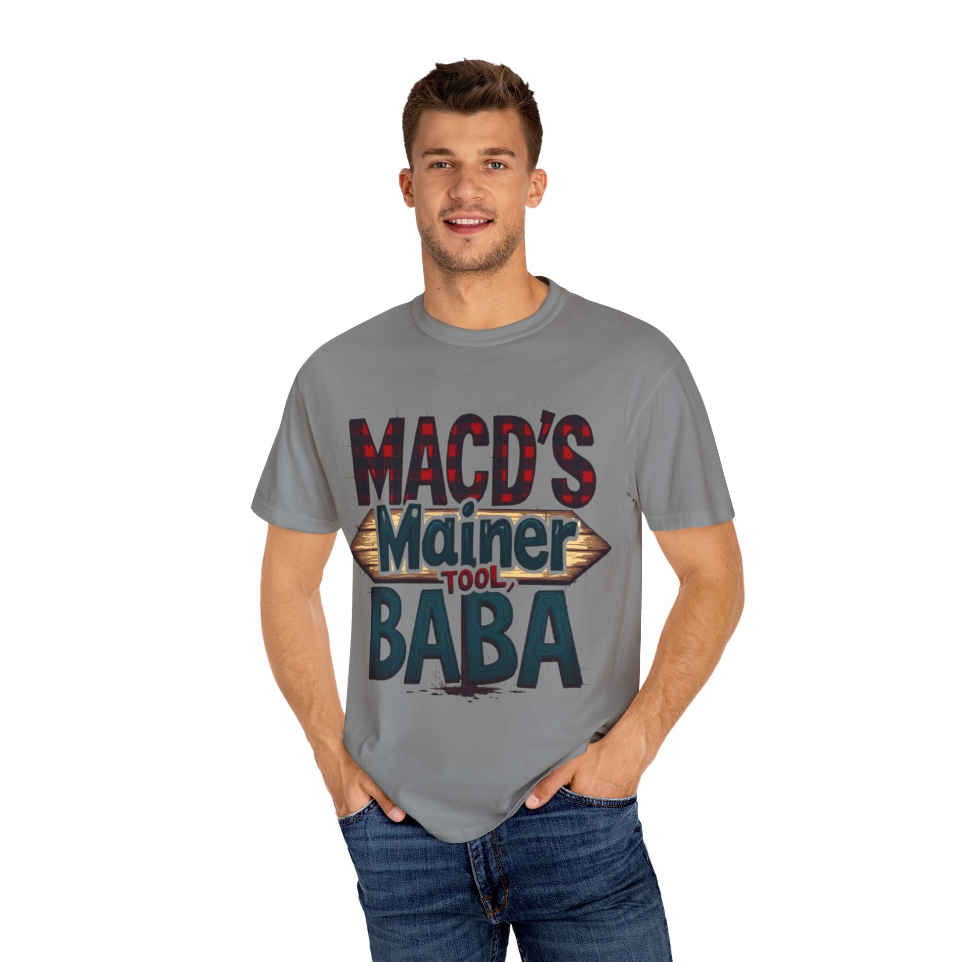 MACD’s a Mainer Tool, Baba – Funny Trader T-Shirt with Maine Accent - Candleholm