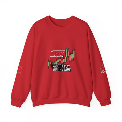 Market Playbook Sweatshirt - Chalkboard Football Trader Fall Uniform - Candleholm
