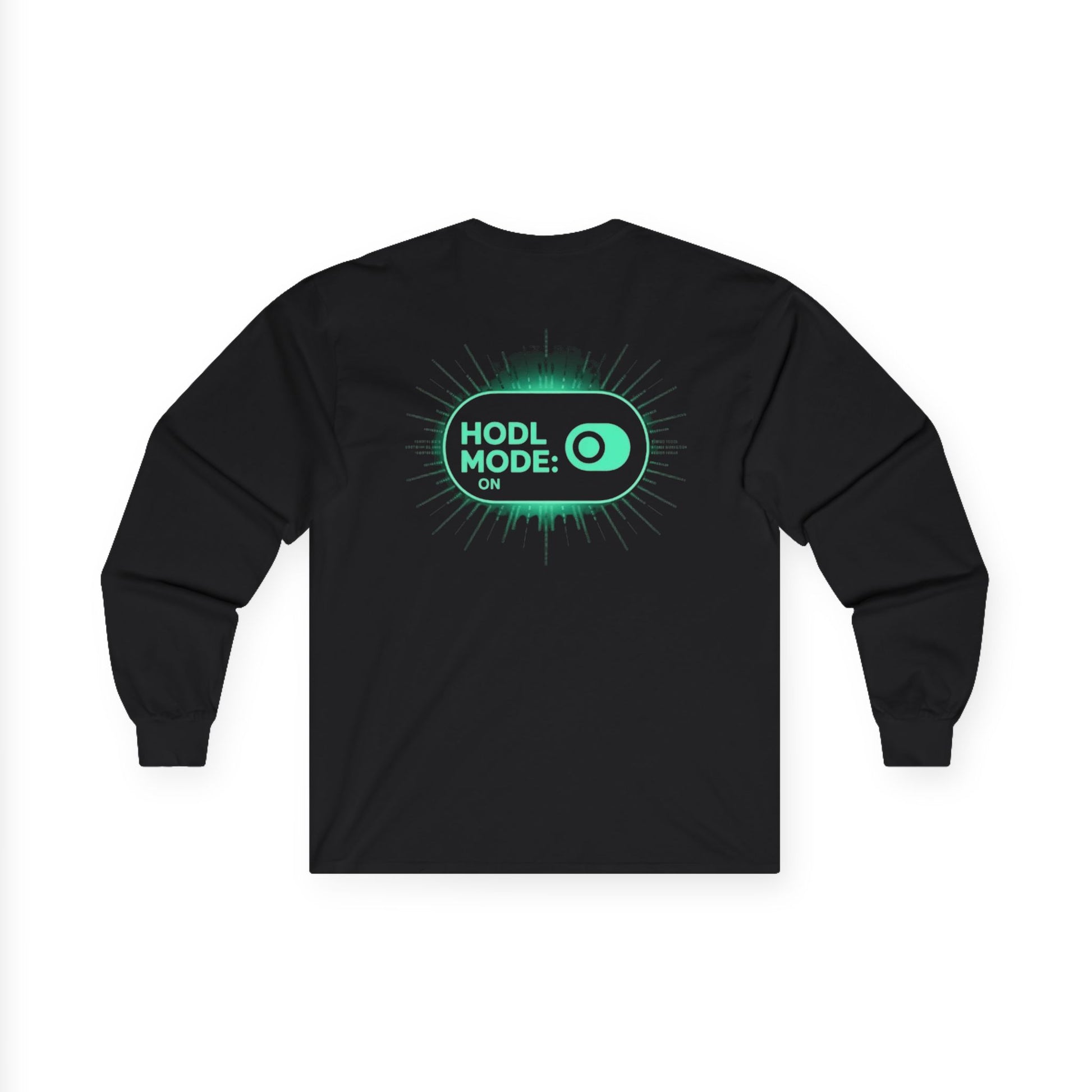 HODL Mode Long Sleeve Tee, Crypto Gift, Unisex T-Shirt, Investment Apparel, Funny Meme Shirt, Casual Wear, Layering Top - Candleholm