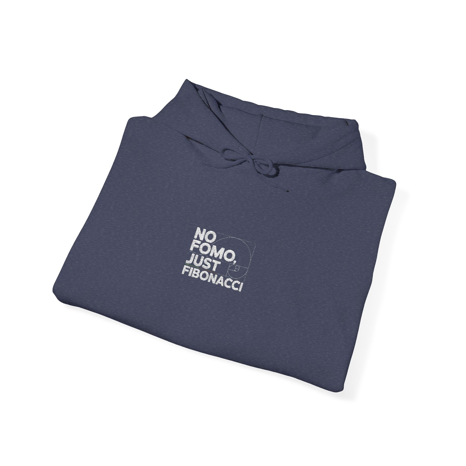 No FOMO, Just Fibonacci – Funny Trading Unisex Heavy Blend™ Hooded Sweatshirt - Candleholm