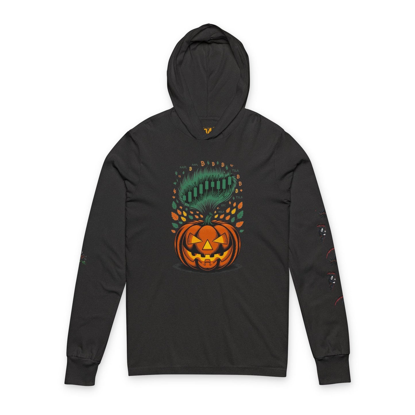 Trader's Halloween long Sleeve hoodie - Candleholm