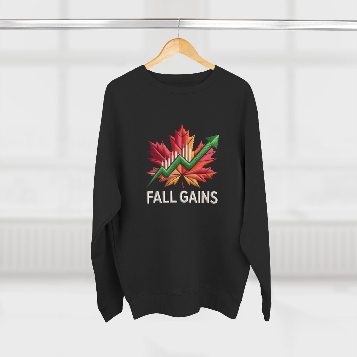 Execution Season Unisex Crewneck Sweatshirt - Q4 Trading Chart Design