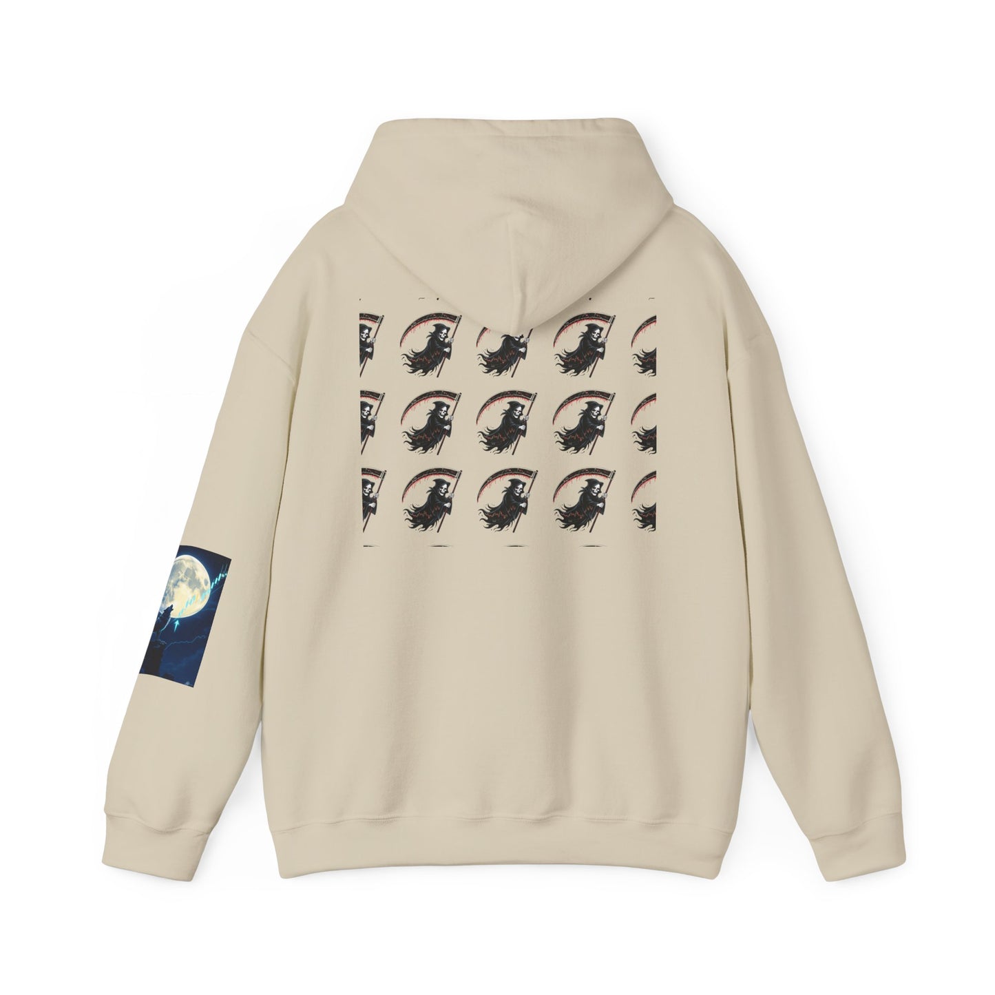 Pumpkin Pump – Bullish Halloween Rally Hoodie  Cozy Unisex Sweatshirt for Fall, Pumpkin and Moon Design, Perfect for Autumn Celebrations, Comfortable Gift [...] - Candleholm