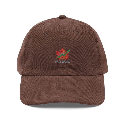 The Q4 Execution Season Corduroy Cap (Embroidery)