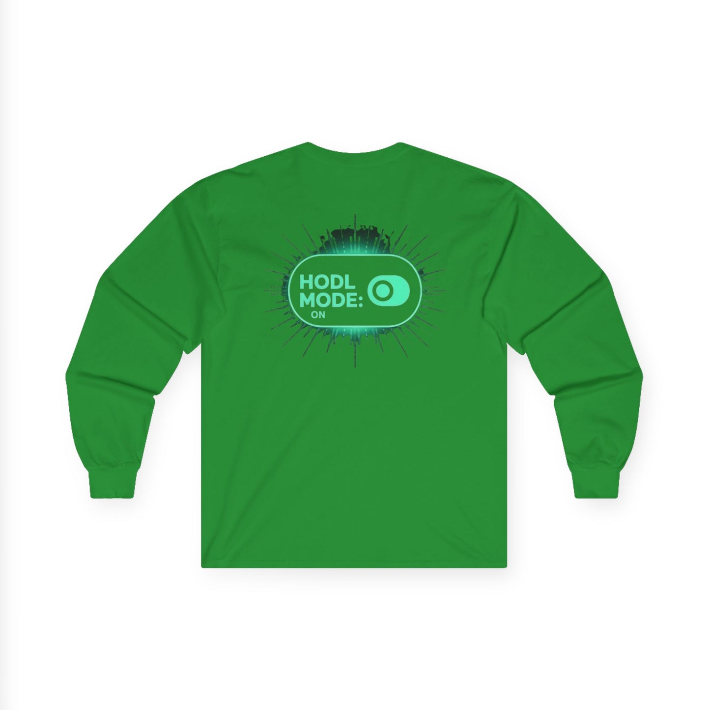 HODL Mode Long Sleeve Tee, Crypto Gift, Unisex T-Shirt, Investment Apparel, Funny Meme Shirt, Casual Wear, Layering Top - Candleholm