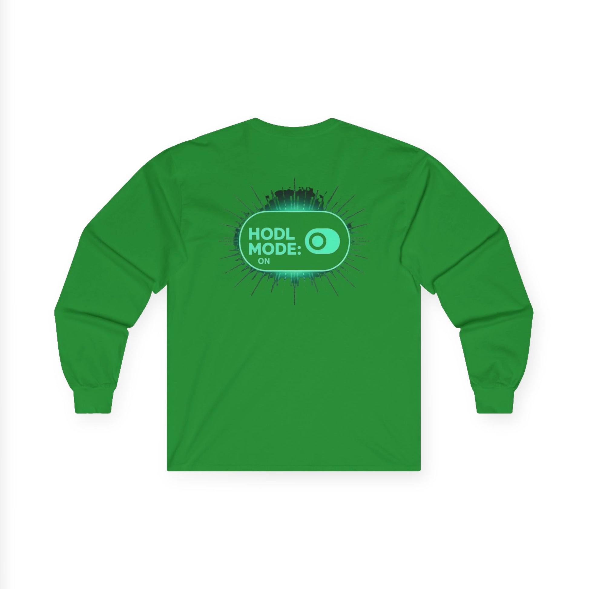 HODL Mode Long Sleeve Tee, Crypto Gift, Unisex T-Shirt, Investment Apparel, Funny Meme Shirt, Casual Wear, Layering Top - Candleholm