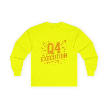 The Autumn Execution Playbook – Q4 Trading Unisex Long Sleeve Tee, Motivational Gift, Business Casual Top, Team Spirit Shirt, Office Holiday Apparel - Candleholm