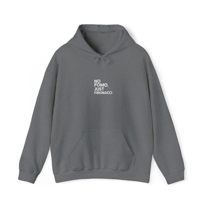 No FOMO, Just Fibonacci – Funny Trading Unisex Heavy Blend™ Hooded Sweatshirt - Candleholm
