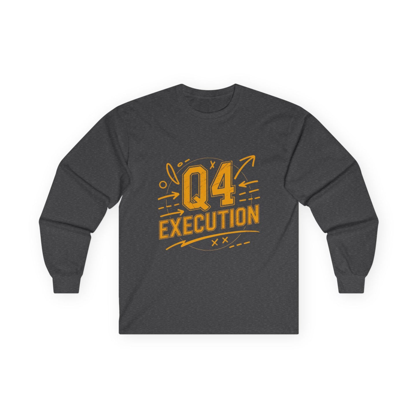 The Autumn Execution Playbook – Q4 Trading Unisex Long Sleeve Tee, Motivational Gift, Business Casual Top, Team Spirit Shirt, Office Holiday Apparel - Candleholm