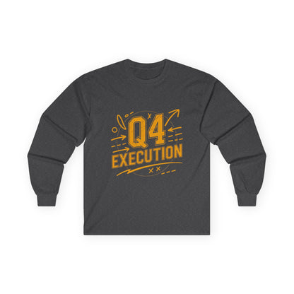 The Autumn Execution Playbook – Q4 Trading Unisex Long Sleeve Tee, Motivational Gift, Business Casual Top, Team Spirit Shirt, Office Holiday Apparel - Candleholm