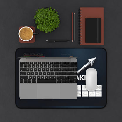Market Maker Desk Mat, Trading Desk Accessory, Gamer Mouse Pad, Finance Gift, - Candleholm