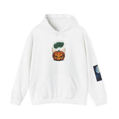 Pumpkin Pump – Bullish Halloween Rally Hoodie  Cozy Unisex Sweatshirt for Fall, Pumpkin and Moon Design, Perfect for Autumn Celebrations, Comfortable Gift [...] - Candleholm