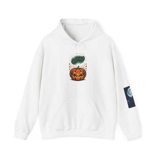 Pumpkin Pump – Bullish Halloween Rally Hoodie  Cozy Unisex Sweatshirt for Fall, Pumpkin and Moon Design, Perfect for Autumn Celebrations, Comfortable Gift [...] - Candleholm